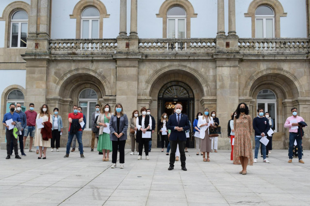 Entrega de diplomas en la Diputación de Lugo