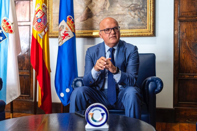 El presidente de la Diputación de Ourense, Manuel Baltar.
