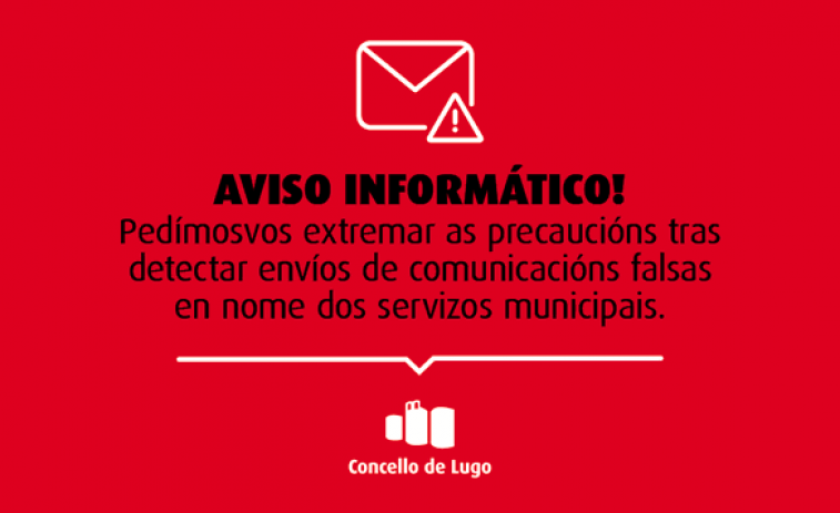 Ciberdelincuentes lanzan campaña de estafas simulando correos del Ayuntamiento de Lugo