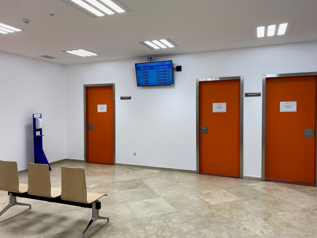 Consultas externas de Farmacia en el Hospital Naval de Ferrol.