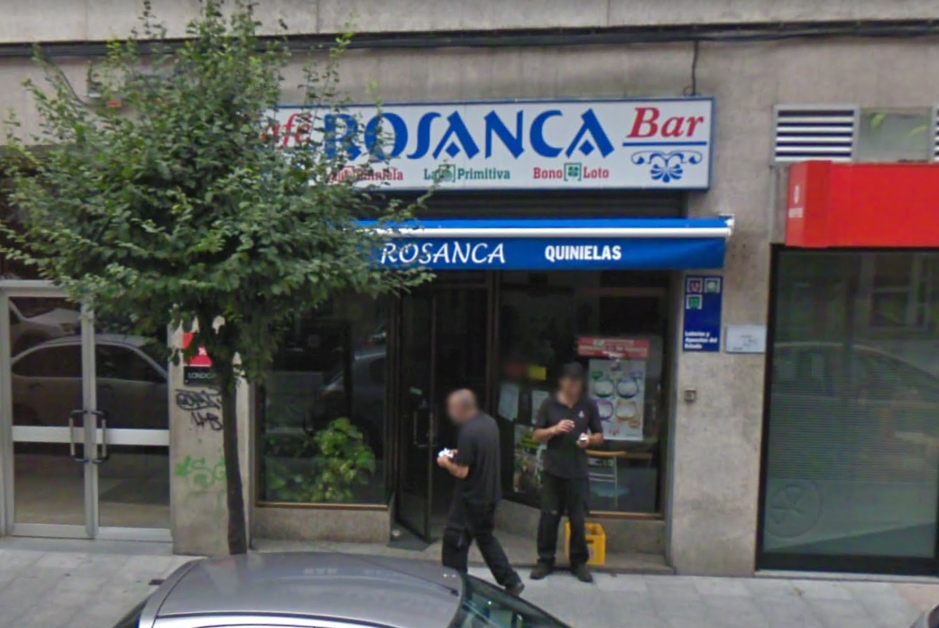 Bar Rosanca de Vigo en una foto de Google Street View