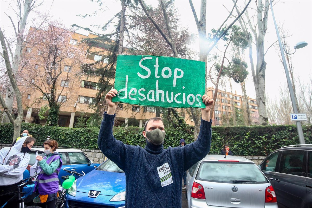 Protesta de stop desahucios