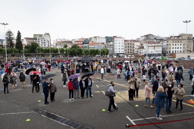 Prueba piloto de verbenas en fiestas en A Coruña.