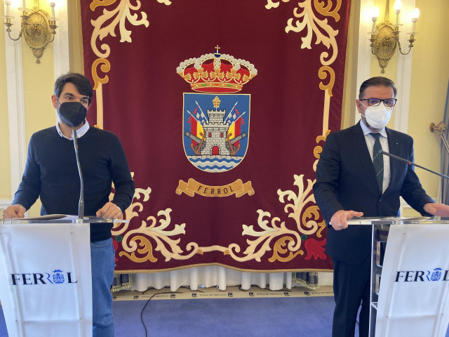 Julián Reina y Ángel Mato en rueda de prensa