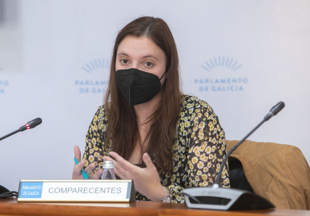 A directora xeral de Xuventude, Participación e Voluntariado, Cristina Pichel, comparece ante a Comisión 5ª de Sanidade, Política Social e Emprego para informar sobre a campaña de verán 2021.
