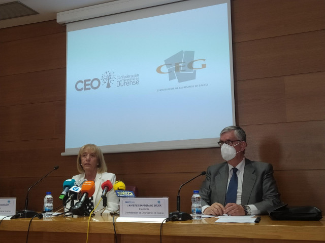 La Confederación de Empresarios de Galicia celebra la reunión del Comité Ejecutivo y de la Junta Directiva en la Confederación Empresarial de Ourense.