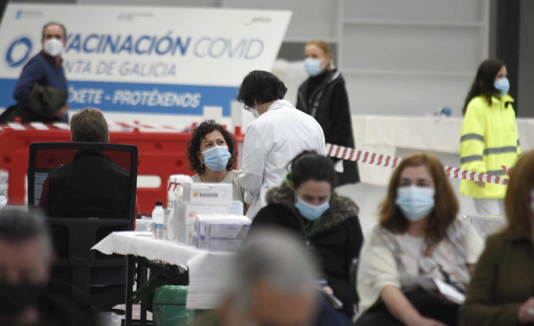 El Sergas se quedó temporalmente sin vacunas contra el coronavirus en el IFEVI de Vigo