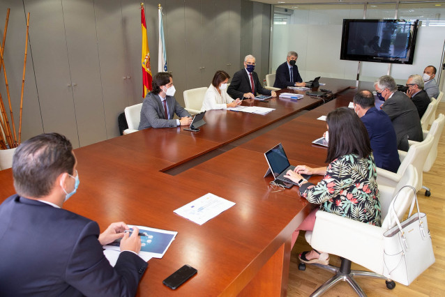 El vicepresidente segundo se reúne con representantes de la Alianza Tecnolóxica Intersectorial de Galicia (Atiga)