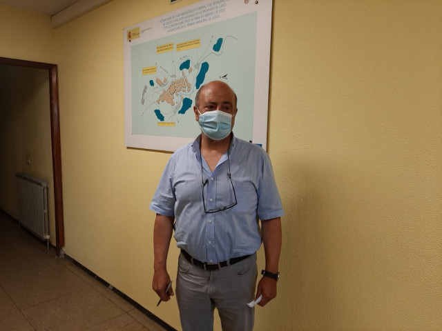 El presidente de la Confederación Hidrográfica Miño-Sil, José Antonio Quiroga.