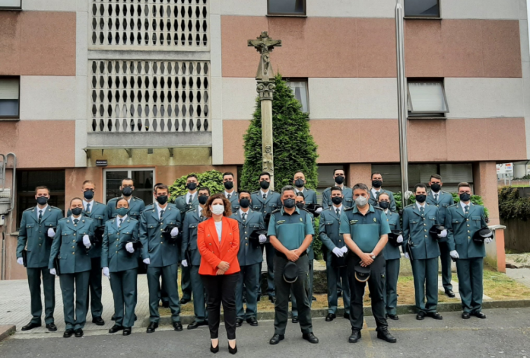 Más agentes de Policía en Santiago por el Apóstol y 21 guardias civiles en prácticas en la provincia