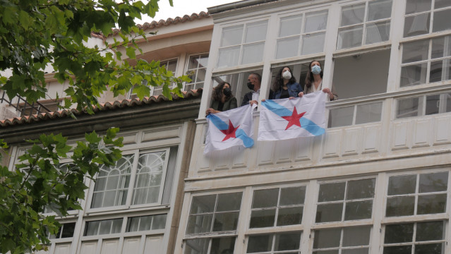 El BNG llama a colgar la bandera gallega en balcones para celebrar el 25 de julio.