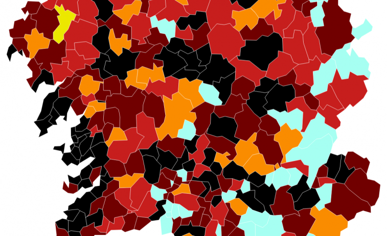 Covid municipios: Siguen bajando en Ourense, Boiro y A Pobra; se dispara en Burela y crece en el resto de urbes