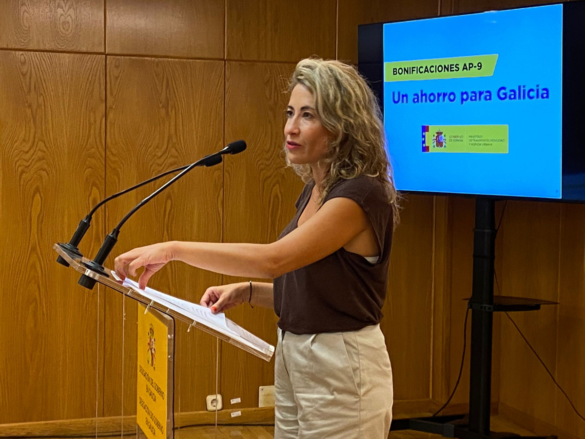 La ministra de Transportes, Movilidad y Agenda Urbana, Raquel Su00e1nchez