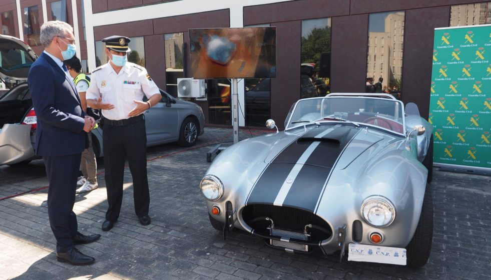 Coche incautado a la red burgalesa acusada de vender droga de los Charlines en una foto de la Delegación del Gobierno de Castilla y León