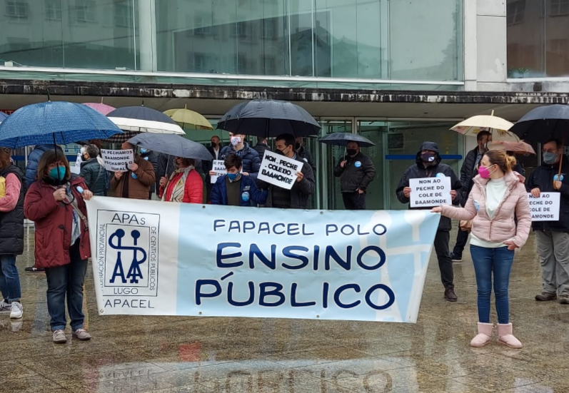 Una pasada protesta de los socios de FAPACEL en una imagen de sus Facebook