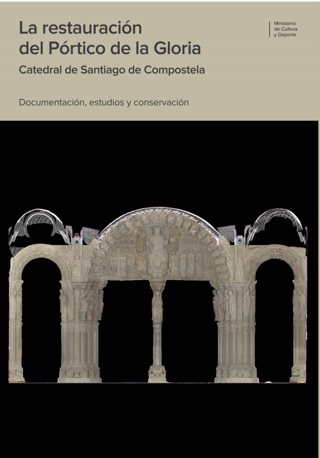 Portada del libro 'La restauración del Pórtico de la Gloria'