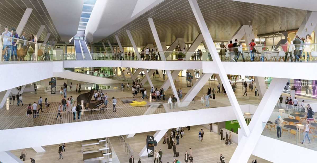 Diseño del futuro centro comercial Vialia Vigo