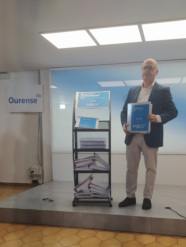 Manuel Baltar, presidente del Partido Popular de Ourense.