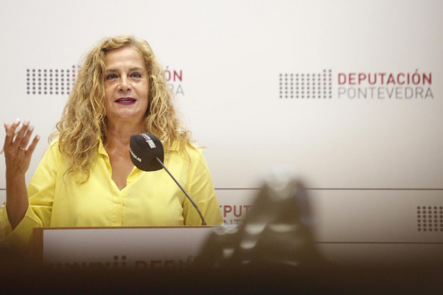 La presidenta de la Diputación de Pontevedra, Carmela Silva.
