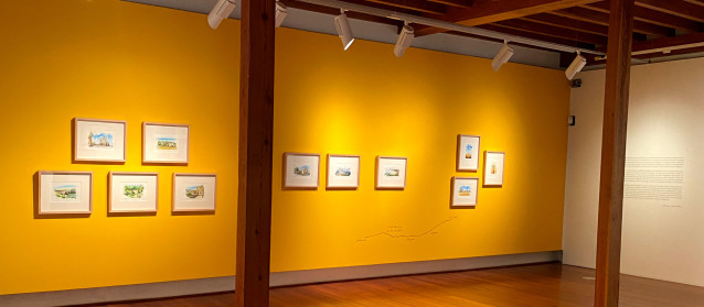 Mustra 'El camino ilustrado. Un viaje pintado por Alicia Aradilla'