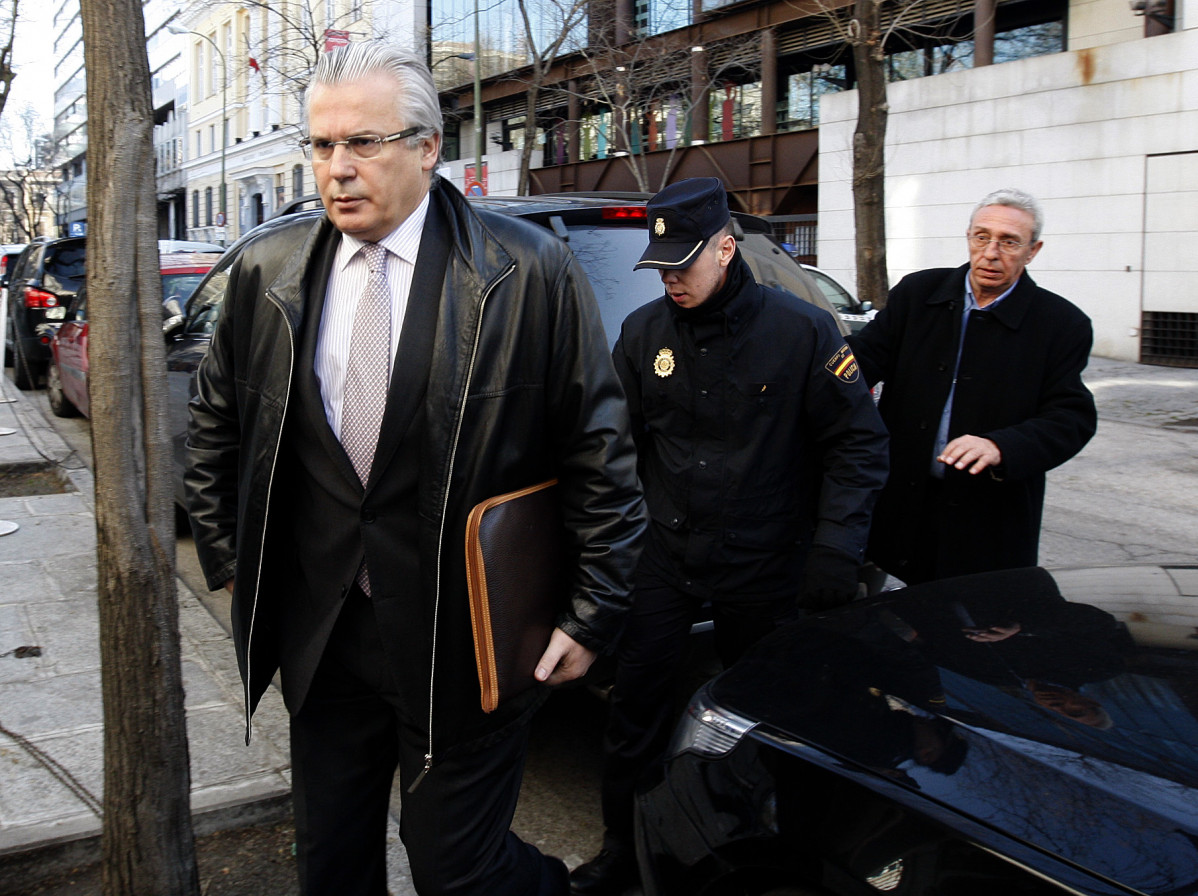 Archivo - Comparecencia de Baltasar Garzón en el TS en 2011