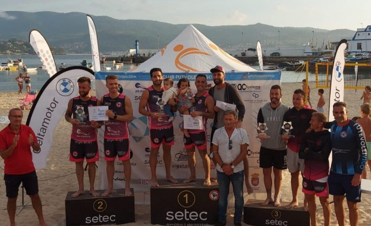 Diego Ferreira y Adolfo Pérez “Fito” ganan la Superliga de Futevolei de Galicia en el torneo de Nigrán