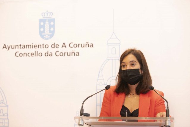 Archivo - La alcaldesa de A Coruña, Inés Rey