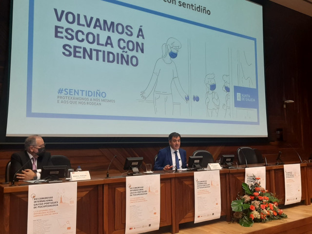 El conselleiro de Educación, Román Rodríguez.