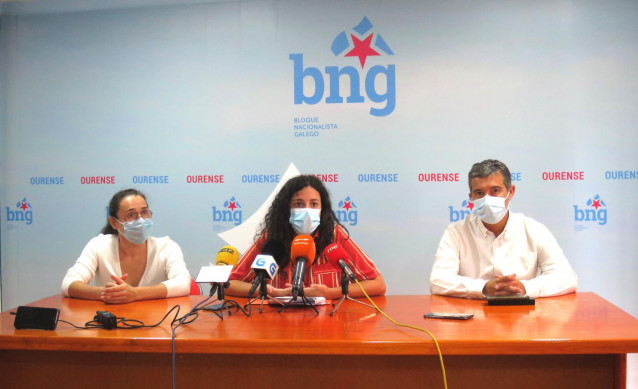 Rueda de prensa del BNG sobre el centro de día de A Farixa
