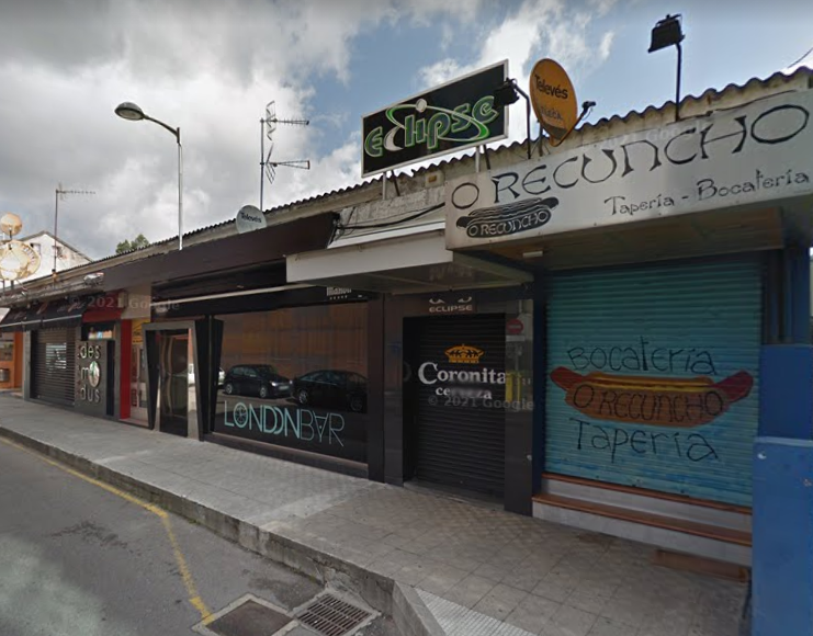 Ru00faa de Pontevedra en Salceda de Caselas en una imagen de Google Street View