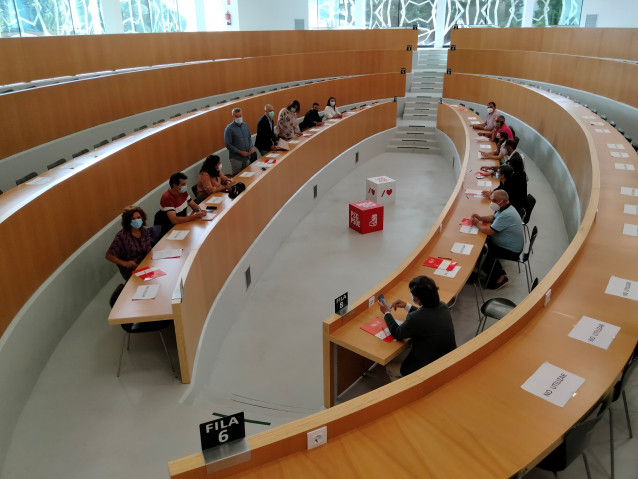 Reunión de la ejecutiva del PSOE pontevedrés