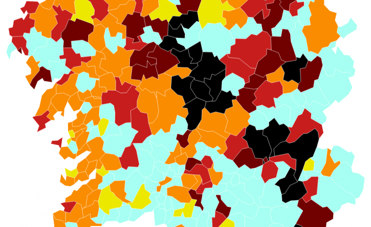 Covid municipios: Fuerte alza en Monforte, mejoría en la comarca de Santiago y empeoran Muros, O Barco y Boiro