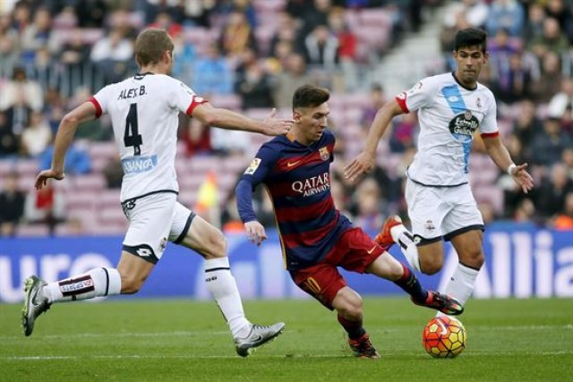 El Deportivo de tú a tú con el Barcelona (2-2)