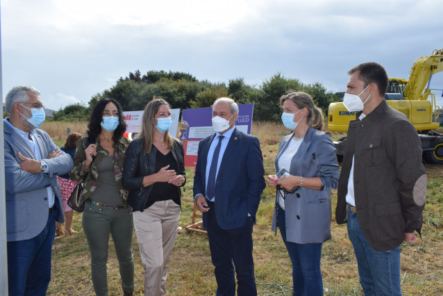 Comienzan las obras de la Avenida Infanta Elena en Lugo en un acto con Lara Méndez y José Tomé