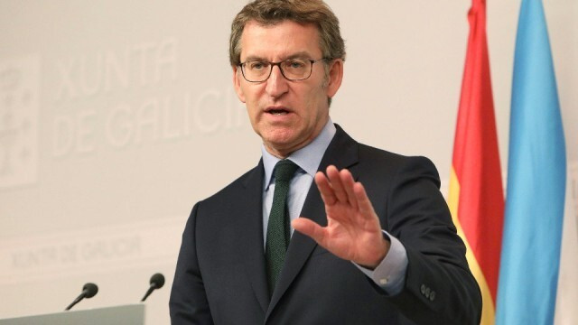 Feiju00f3o presentando las nuevas medidas para la hosteleru00eda