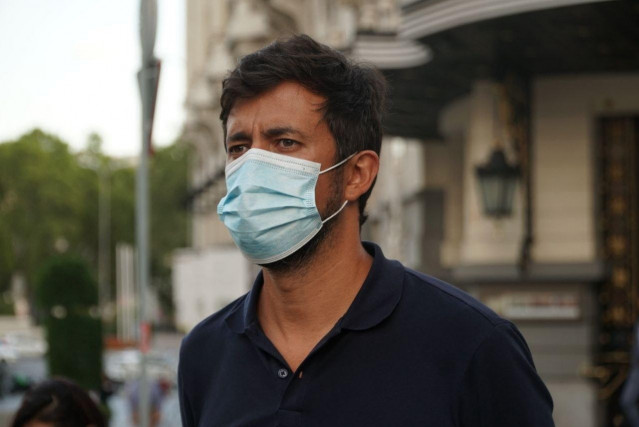 El secretario xeral de Podemos Galicia, Antón Gómez Reino