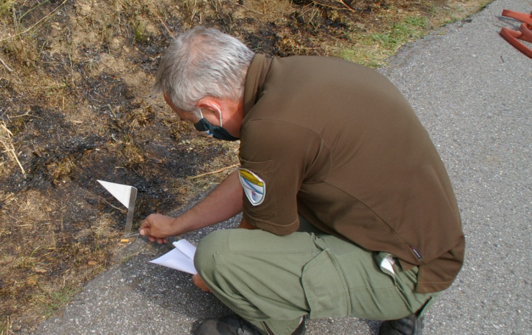 Unidad de Investigación de Incendios Forestales (UIFO) de la Xunta en una imagen de archivo