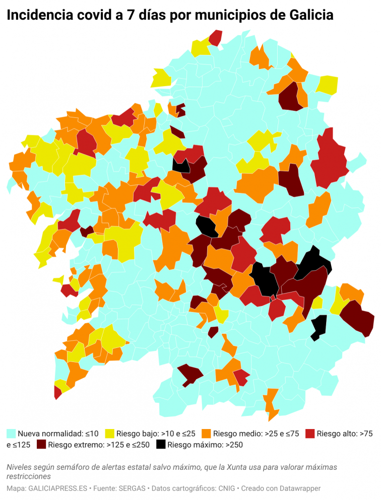 Covid municipios: Estos 107 ayuntamientos no sufrieron ni un positivo en dos semanas