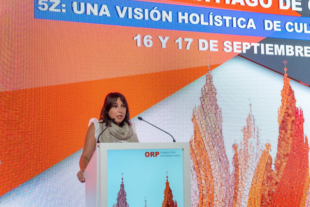 La conselleira de Emprego e Igualdade, María Jesús Lorenzana, inaugura el Simposio Internacional 5Z: una visión holística de la cultura preventiva organizado por la Fundación ORP