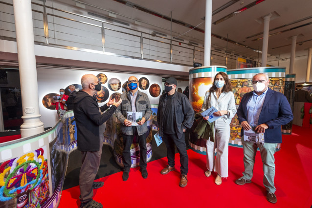 Inauguración De La Exposición 'Atencióoooon, Rodamos En Ourense!!' Con La Presencia Del Presidente De La Diputación De Ourense. Manuel Baltar,