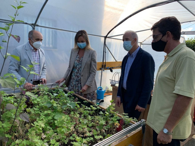 A conselleira de Política Social, Fabiola García, visita a Escola de Formación Agraria Fonteboa, en Coristanco (A Coruña)