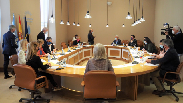 Reunión de la Xunta de Portavoces de la Cámara gallega celebrada el martes, día 21 de septiembre de 2021