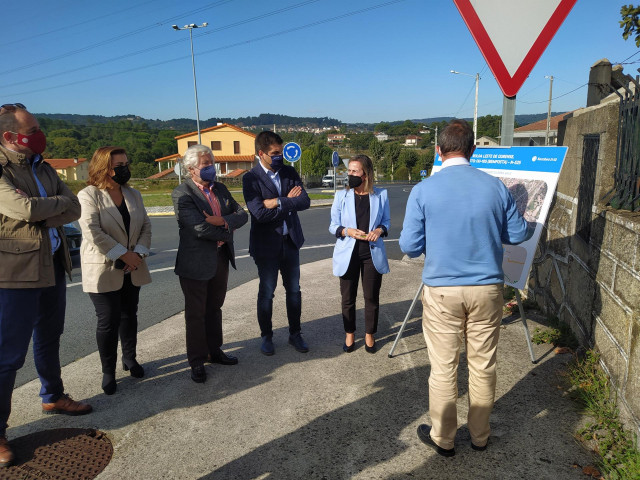 La conselleira de Infraestruturas, Ethel Vázquez, en Ourense.
