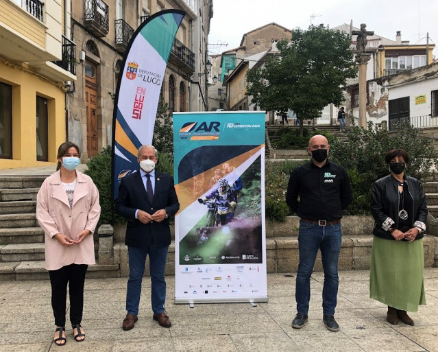 El presidente de la Diputación de Lugo, José Tomé, presenta el campeonato del mundo de carreras de aventura, la Gallaecia-AR World Championship 2021