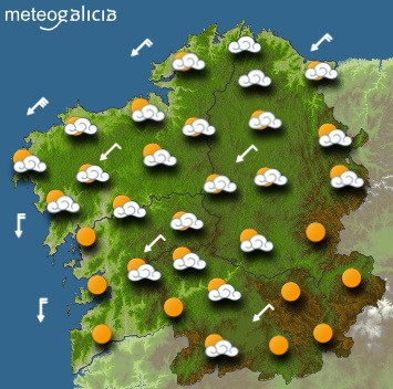 Predicciones para el jueves 23 de septiembre en Galicia.