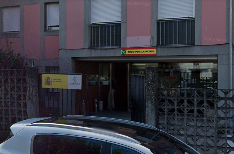 Cuartel de la Guardia Civil en Betanzos en una foto de Google Street View