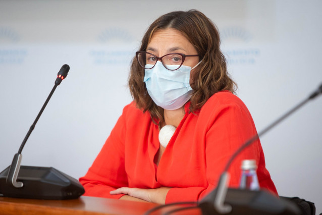 La directora de la Axencia Tributaria de Galicia (Atriga), Victoria González Vázquez, en comparecencia parlamentaria