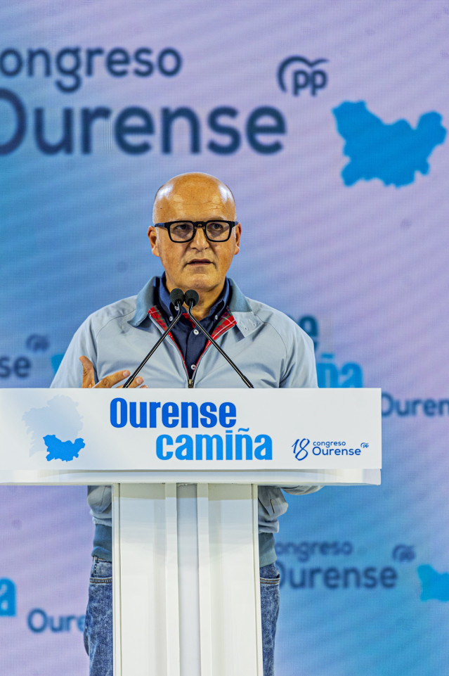 El presidente del PP de Ourense, Manuel Baltar.