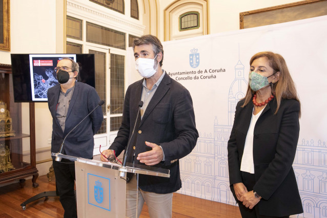 El concejal de Urbanismo del Ayuntamiento de A Coruña, Juan Díaz Villoslada, presenta la Semana de la Arquitectura