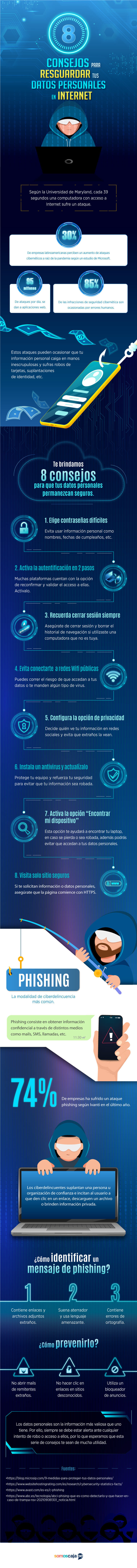 8 consejos para resguardar tus datos personales en Internet